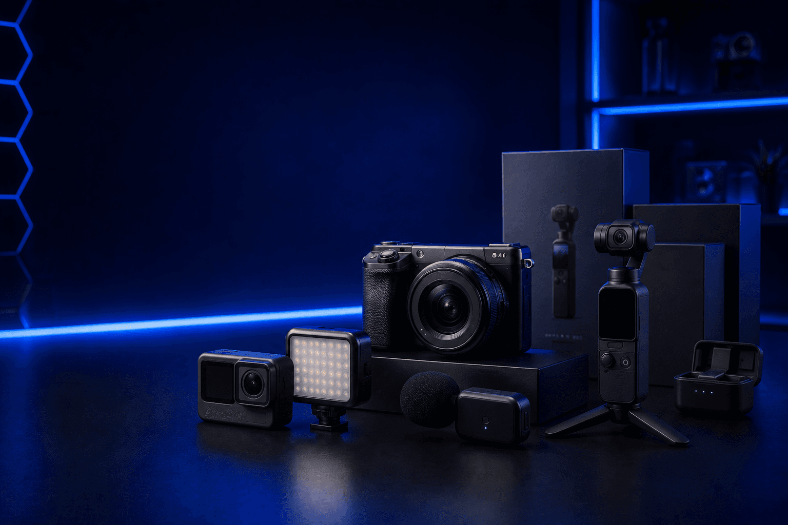 Cameras and creator gear category hero image